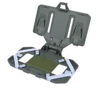 Vynebtrv Supporto per Telefono MOLLE per Gilet - Supporto Universale Pieghevole per Il Petto per la Navigazione, Adatto a Schermi da 4,7" a 6,7"(Military Green)