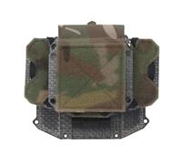 Vynebtrv Supporto per Telefono MOLLE, Supporto di Navigazione per Gilet | Compatibile con telefoni fino a 15 × 8 cm, Regolazione dell'altezza, Posizione di visualizzazione regolabile(MC)