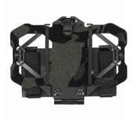 Vynebtrv Supporto Tattico per Telefono MOLLE, Pannello di Navigazione Pieghevole Multifunzione con Montaggio Sul Petto per Attacchi al Gilet, Adatto a Smartphone da 4,7"-6,4"(BCP)