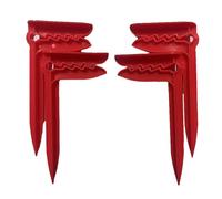 Vynetra 4 Pz Picnics Mat Ancoraggi Pali Morsetti Tappetino da Spiaggia Holder Picnic Coperta Rack Asciugamano Sabbia Strumento di Campeggio Esterna Durevole Outdoor Beach Towel Holder