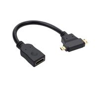 Vynetra Adattatore da HDMI a Miniture MultiDevice Porta Piastra Oro Non Necessario Driver Per Console di Gioco Telaio Digitale Adattatore Micros