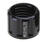 Vynetra Biciclette Thru Axles Dado M12M15 Assi Filettati Dado Mozzi Bici Albero Tubo Spiedo Cap Per Ruota Anteriore e Posteriore Facile Usare Mozzi Tubo Albero Spiedo Cap