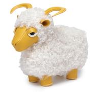 Vynetra Borsa a tracolla funzionale a forma di pecora con design leggero, tracolla regolabile, borsa a tracolla amichevole per abbigliamento casual borsa in PU peluche, Giallo, One Size