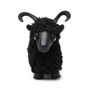 Vynetra Borsa a tracolla funzionale a forma di pecora con design leggero, tracolla regolabile, borsa a tracolla amichevole per abbigliamento casual borsa in PU peluche, Nero , One Size