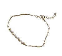 Vynetra Bracciialetti Nascita Regolabilli A 12 Mesi Braccialetti Da 3 Mm Gemsone Naturale Naturale 17+5 Cm Gioielli Pietre Prezose Regolabilli