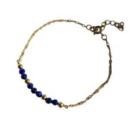 Vynetra Bracciialetti Nascita Regolabilli A 12 Mesi Braccialetti Da 3 Mm Gemsone Naturale Naturale 17+5 Cm Gioielli Pietre Prezose Regolabilli