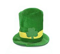 Vynetra Cappello a cilindro casual verde irlandese da stufa Leprechaun cappello a cilindro alla moda trifoglio per il giorno di San Patrizio Parate Party Decorazioni per il giorno di San Patrizio