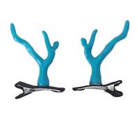 Vynetra Clip per capelli in corno di drago per adulti adolescenti ragazza anime clip per capelli becco anatra clip ornamento gioielli corno di drago clip per capelli