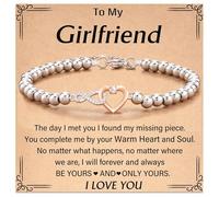 Vynetra Cuore infinito alla moda per donna con eleganti cristalli dettagli per l'uso quotidiano e per eventi speciali uso quotidiano, Misura unica, come descritto