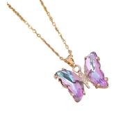Vynetra Elegante collana con ciondolo a forma di farfalla che simboleggia grazie e fascino per donne alla moda da indossare tutti i giorni o per feste