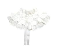Vynetra Elegante collare francese alla moda staccabile in pizzo con volant a strati per le donne abbigliamento quotidiano e occasione ufficio fino ad oggi collare in pizzo accessorio, bianco, Taglia