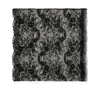 Vynetra Elegante Scialle Da Sposa Per Abito Da Sposa Overlay Tulle Per La Sposa di Nozze Abito Multiuso Avvolgere Cappella Veli Donne, Nero , Taglia unica