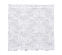 Vynetra Elegante Scialle Da Sposa Per Abito Da Sposa Overlay Tulle Per La Sposa di Nozze Abito Multiuso Avvolgere Cappella Veli Donne, bianco, Taglia unica
