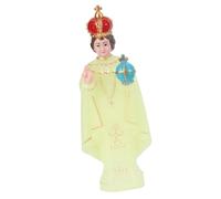Vynetra Figura religiosa Statua Ornamento Che Tiene I Globi Figurine Dipinte A Mano Casa Religiosa Decori Moderni Personaggio Occidentale Figurine