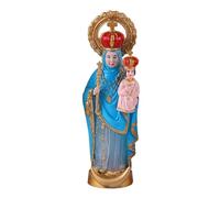 Vynetra Figura religiosa Statua Ornamento Che Tiene Il Santo Bambino Figurine Dipinta a Mano Casa Religiosa Decori Moderni Personaggio Occidentale Figurine