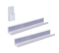Vynetra Libreria non perforante in acrilico a parete libreria fluttuante organizer per libri espositore per libri