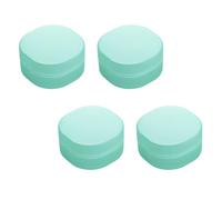 Vynetra Organizer per tamponi di cotone cosmetici quadrati trasparenti con coperchio sicuro per bagno Vanity Travel Essential scatola di immagazzinaggio del tampone di cotone trasparente