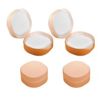 Vynetra Organizer per tamponi di cotone cosmetici quadrati trasparenti con coperchio sicuro per bagno Vanity Travel Essential scatola di immagazzinaggio del tampone di cotone trasparente