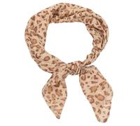 Vynetra Sciarpa da donna alla moda leopardi design sottile morbida e confortevole borsa decorativa cinturino decorativo modello unico come seta, cachi, Taglia unica