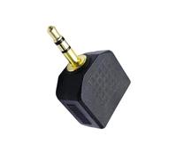Vynetra Separatore amichevole del suono di viaggio 3.5mm con la punta placcata oro per il suono migliorato