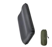 Vynetra Sottile, cuscino gonfiabile per sedile, comodo per giochi di calcio, concerti, viaggi, semplice viso pulito, trasportabile, cuscino per eventi sportivi con base antiscivolo