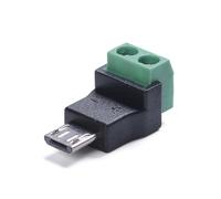 Vynetra Terminali 2Pin Adattatori di Ricarica Con MicroUSB Connettori di Uscita 5V Per Tablet Alloggiamento Del Ventilatore Adattatori di Ricarica USB Per Dispositivi