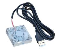 Vynetra Ventola di raffreddamento efficiente della scheda grafica per piccoli dispositivi elettronici come il PC con ventola sottile del dissipatore di calore della costruzione di alluminio