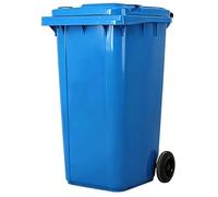 Vyntyra Contenitore for rifiuti da esterno, resistente agli agenti atmosferici, for uso interno/esterno for paesaggisti/edilizia/ristoranti/retro casa/uffici/magazzini(Blue,100L)