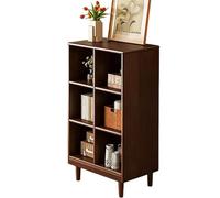 Vyntyra Scaffale for libri,Libreria con ripiani aperti,Ripiano aperto,Libreria in piedi,per soggiorno, camera da letto, ufficio domestico(Walnut color,6-1)