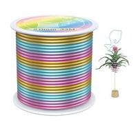 VynyQoo 2mm Filo di Ferro Modellabile, 33m Filo di Ferro Colorato, Filo Alluminio Metallico per Creazioni Artigianato Gioielli DIY
