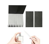 VYNZOR 200 pezzi strisce di prova per profumi, aromaterapia, usa e getta, mollettine per profumi, strisce per profumi, per testare oli essenziali (8 cm) (bianco)