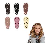 VYNZOR 6 Fermagli per Capelli di Bambina, Mollette Antiscivolo e Sicure per Capelli Fini, Accessori Carini e Colorati per la Scuola, Festa e Ogni Giorno, Regalo Perfetto per una Ragazza