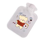 VYNZOR Borsa dell'Acqua Calda 500ml, Calore Soffice per Schiena, Collo e Spalle, Copertura in Peluche Morbida, Ideale per il Relax a Casa e per Scaldare Letto