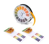 VYNZOR Cartine Tornasole PH 5 Metri + 160 Strisce Cartine Tornasole PH, Cartina Tornasole PH con Intervallo 0-14, Test Acido-Base Rapido e Preciso per Acqua, Saliva, Suolo, Piscine e Laboratorio