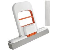 VYNZOR Mini Mop Pieghevole Autopulente, 1 Mocio per Pulizie con 1 Testina di Ricambio, Spugna Assorbente per Pulizia a Secco e Umido, Perfetto per Cucina, Bagno, Scrivania e Auto