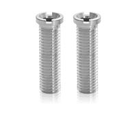 VYNZOR Tappo Lavandino Cucina,2 Pezzi Viti Cava Acciaio Inox 304,Compatibile con Filtri Lavello,Fissaggio Sicuro Antigoccia,Ricambi per Sottolavello Cucina,45MM * 12MM
