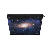 Vyonne Beauty case da viaggio in pelle Sky Universe Space - Astuccio per cosmetici durevole per trucchi e articoli da toeletta, Argento, Taglia unica