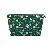 Vyonne Grass and Dove - Trousse da viaggio in pelle, resistente, per cosmetici e articoli da toeletta, Oro, Taglia unica