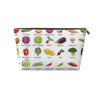 Vyonne Introduzione di vari articoli da toeletta da viaggio in pelle vegetale - Astuccio cosmetico durevole per trucco e articoli da toeletta, Oro, Taglia unica
