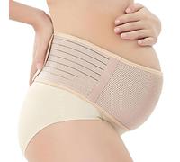Vyranut Cintura Premaman Regolabile - Fascia di Supporto Addominale e Lombare per Gravidanza e Post Parto - Sollievo dal Dolore, Traspirante, Comfort per Uso Quotidiano-Color carne XL