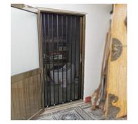 Vyrata Porta a Fisarmonica Interna Porta Pieghevole Interna a Soffietto for camere da Letto, Porte scorrevoli Invisibili in Lega di Alluminio con zanzariera, antieffrazione((57x80in) 144.8x203.2cm)
