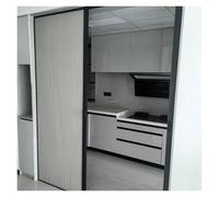 Vyrata Porta a Fisarmonica Interna Porte a Soffietto for Interni di stanze, Porta Pieghevole Retrattile Universale, Parete temporanea Portatile con Porta Personalizzata(44x80in(111.8x203.2cm))
