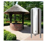 Vyrata Serbatoi a Pressione d Acqua Serbatoio a Pressione in Acciaio Inossidabile, Pompa di Spinta Automatica for Acqua di Rubinetto, Serbatoio di stoccaggio Acqua(A,300L/79.3Gal(50x155cm/19.7x61in))