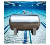 Vyrata Serbatoi a Pressione d Acqua Serbatoio di stoccaggio Acqua pressurizzata Orizzontale, Serbatoi di stoccaggio Portatili in Acciaio Inossidabile, for aziende(42Gal/160L(34x25in/85x63cm))