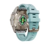 VYSLZ Per Garmin Fenix 7S 6S 5S Cinturino da 20 mm Bracciale per Fenix 7s Pro 6s Pro 5s Plus Mk2s Mk3 Mk3i Fibbia oro chiaro Cinturini da polso in silicone di ricambio rapido(Sea Foam)