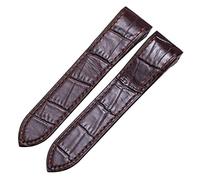 VYSLZ Squisito cinghia di orologio in pelle genuina per cartier serie da 20mm design elegante da 23mm bracciale(Brown no buckle,23mm)