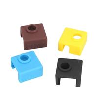 VYUHAksZ 10 PCS MK7 MK8 Calzino in Silicone Copertura Blocco Riscaldato Copertura Protettiva in Silicone for Blocco Riscaldato Parti della Stampante 3D Hot End(10PCS Coffee)