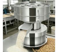 VYUJHNBG Setaccio Vibrante Elettrico Automatico, Setaccio in Acciaio Inossidabile, Agitatore per Polvere da 50 W, Setaccio con 3 Schermi, per Particelle di Polvere Scientifica