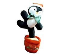 Vyzio Giocattolo natalizio danzante Dancetko - Pupazzo musicale a forma di biscotto, canta e balla con canzoni di Natale, perfetto per bambini e decorazioni | DANCETKO (Pinguin)