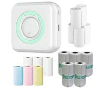 Vyzio Stampante portatile termica MINIPRINT | Bluetooth per smartphone iOS e Android | Stampa senza inchiostro appunti, foto e etichette in 5 secondi